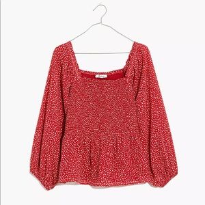 Madewell Square Neck Blouse